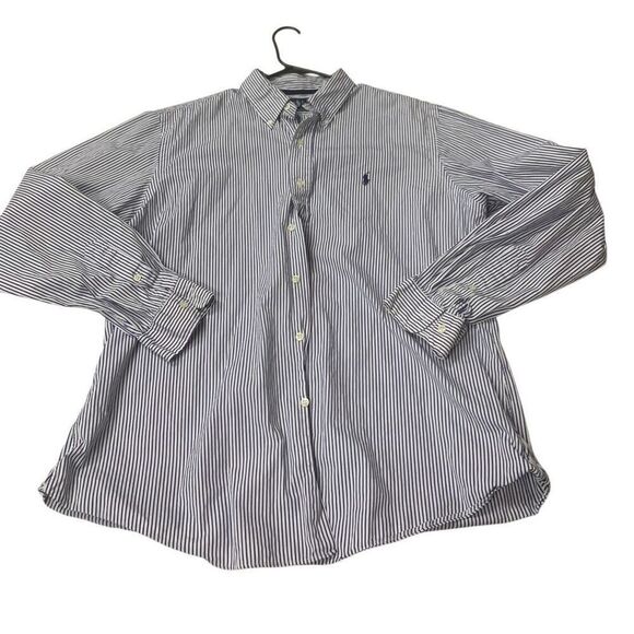 Vintage Striped Ralph Lauren Button Down Top - Picture 1 of 6